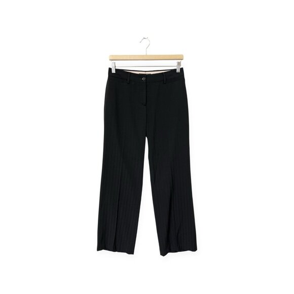 Dolce & Gabbana Black Wool Womens Dress Pants Size 40 US Size 4 - Picture 1 of 5